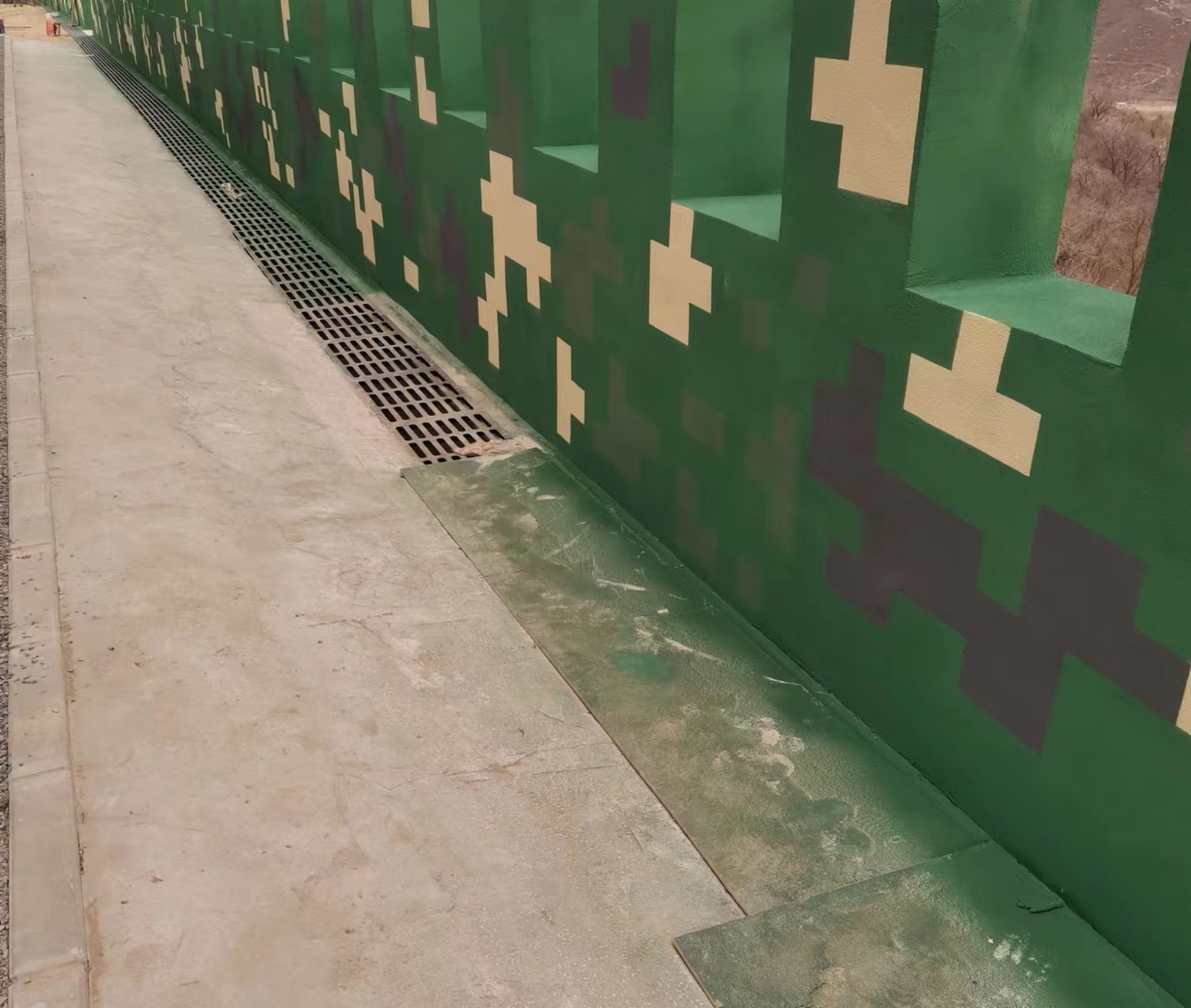 贵阳围墙迷彩喷涂,数迷彩漆